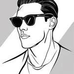 black sunglasses image